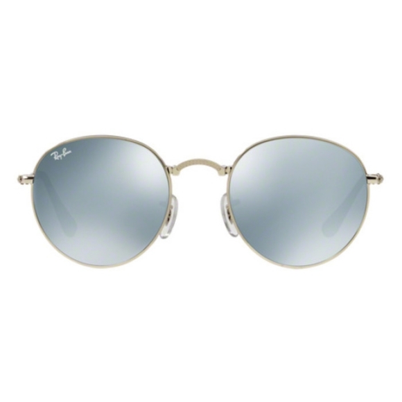 RayBan (Store Display) Round Metal Reflective Silver RB3447 Mirror - Picture 1 of 14